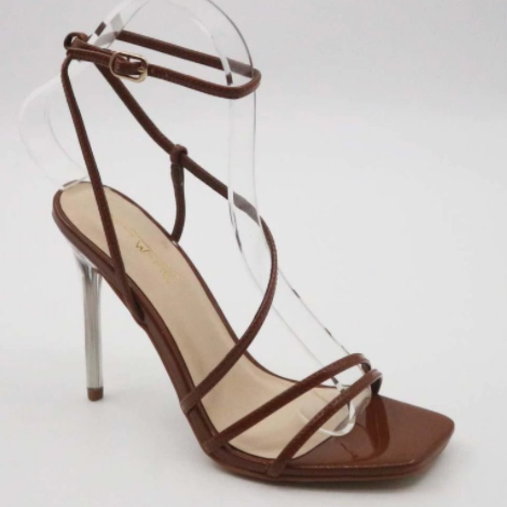 Anne Michelle FEISTY-05 Strappy Heels, Size 7